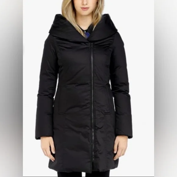 Soia & Kyo - Down Winter Coat - Size S - Black - Picture 14 of 15